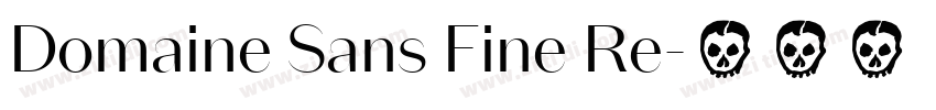 Domaine Sans Fine Re字体转换
